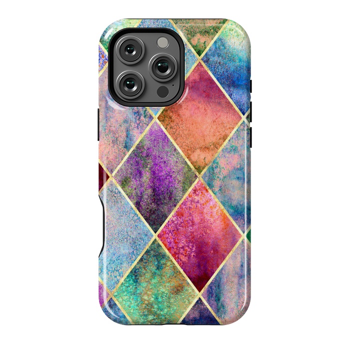 iPhone 16 Pro Max StrongFit Plancha Geométrica Abstracta by ArtsCase