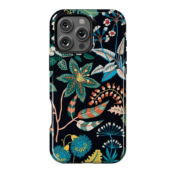 iPhone 16 Pro Max StrongFit Randomly Scattered Botanical Motifs by ArtsCase