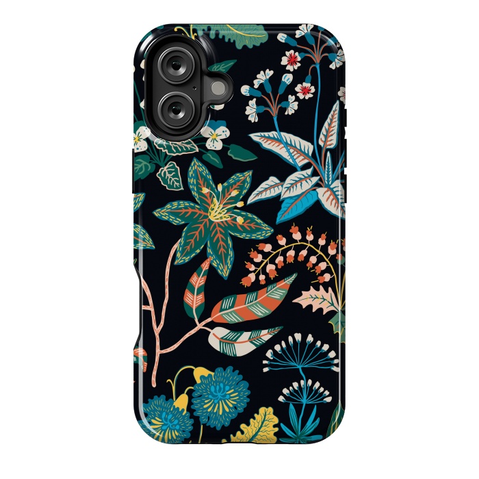 iPhone 16 Plus StrongFit Randomly Scattered Botanical Motifs by ArtsCase