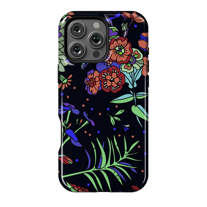 iPhone 16 Pro Max StrongFit Seamless Floral Pattern 333 by ArtsCase