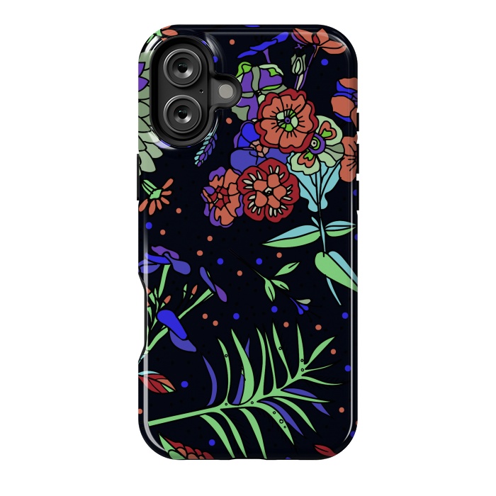 iPhone 16 Plus StrongFit Seamless Floral Pattern 333 by ArtsCase