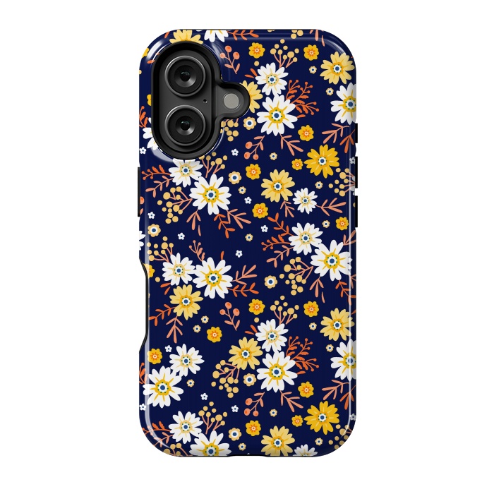 iPhone 16 StrongFit Small Multicoloured Flowers by ArtsCase