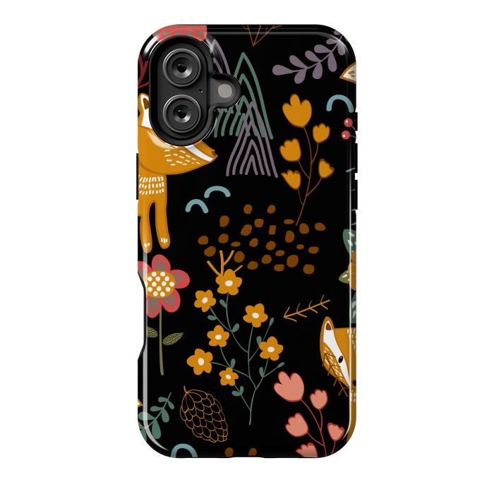 iPhone 16 Plus StrongFit Summer Forest Seamless Pattern Background by ArtsCase