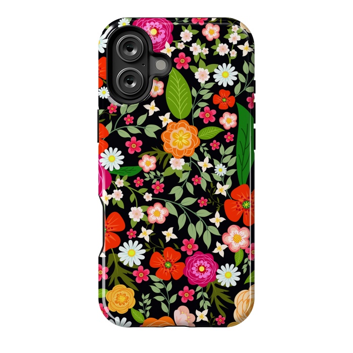 iPhone 16 Plus StrongFit Summer Meadow Seamless Pattern by ArtsCase