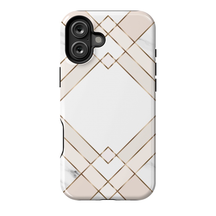 iPhone 16 Plus StrongFit Vector Marble I by ArtsCase