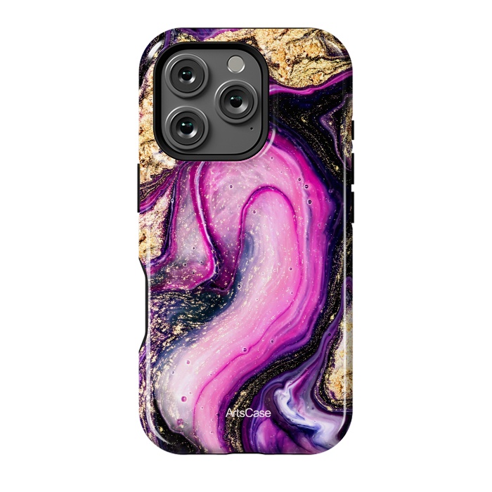 iPhone 16 Pro StrongFit Violet Marble Design Pattern by ArtsCase