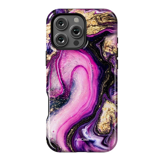 iPhone 16 Pro Max StrongFit Violet Marble Design Pattern by ArtsCase