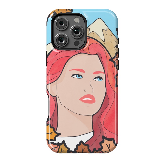 iPhone 16 Pro Max StrongFit The autumn girl by Steve Wade (Swade)