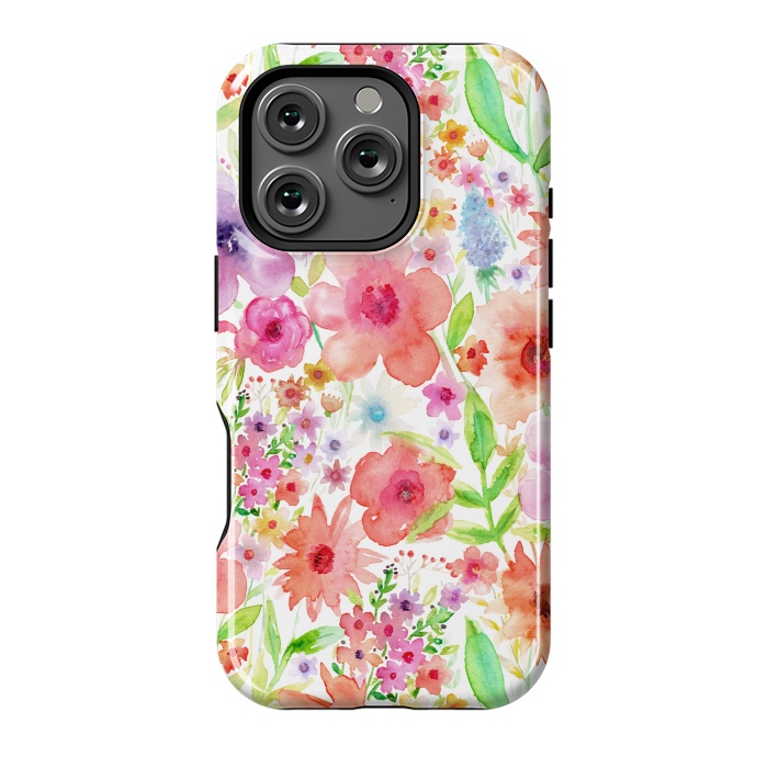 iPhone 16 Pro StrongFit Spring flowers by Julia Grifol