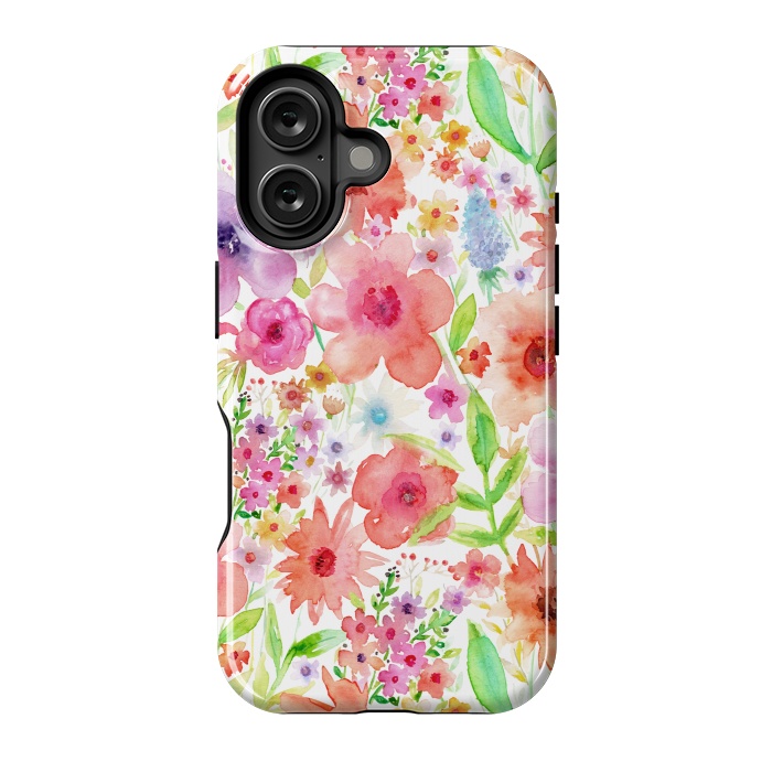 iPhone 16 StrongFit Spring flowers by Julia Grifol