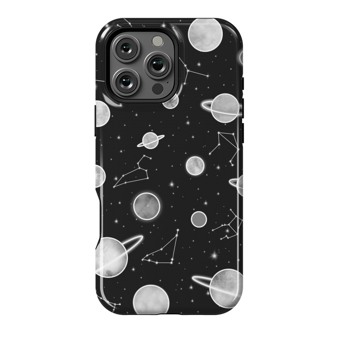 iPhone 16 Pro Max StrongFit Aesthetic black&white space by Jms