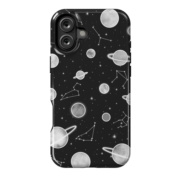 iPhone 16 Plus StrongFit Aesthetic black&white space by Jms