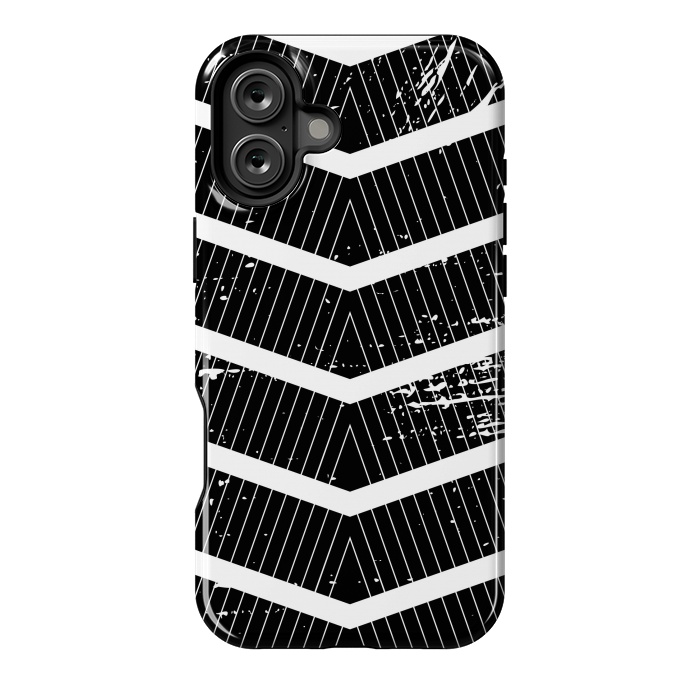 iPhone 16 Plus StrongFit Chevron Stripes by TMSarts