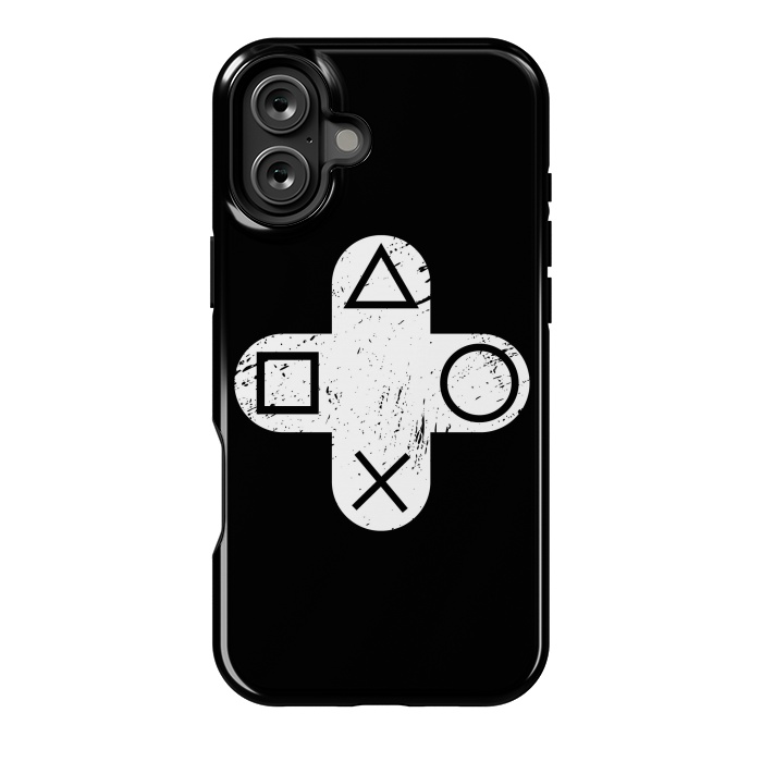 iPhone 16 Plus StrongFit Playstation Button by TMSarts