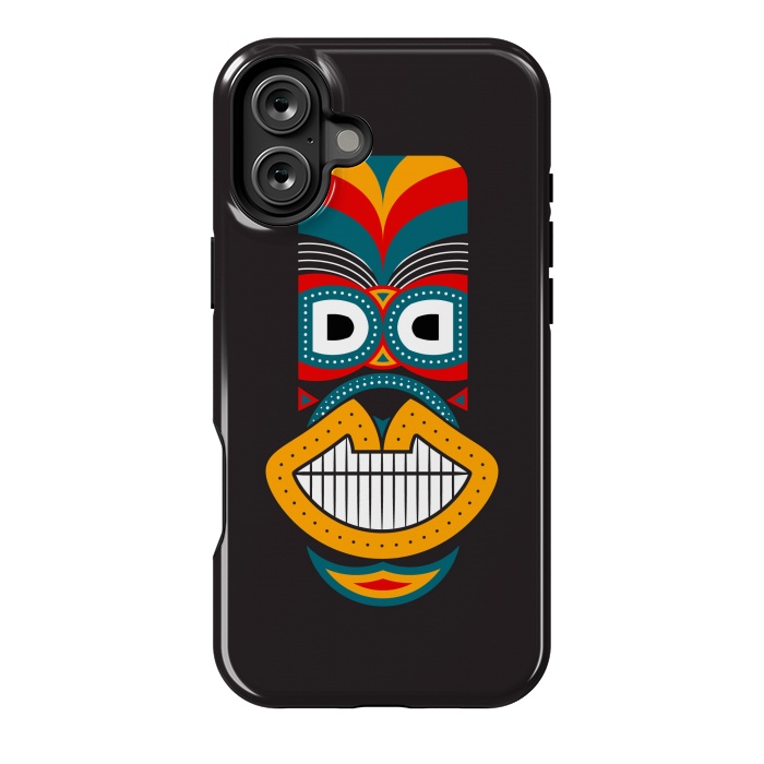 iPhone 16 Plus StrongFit Colorful Tikki by TMSarts