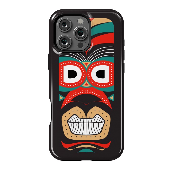 iPhone 16 Pro Max StrongFit Geo Tikki by TMSarts