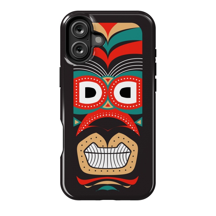 iPhone 16 Plus StrongFit Geo Tikki by TMSarts