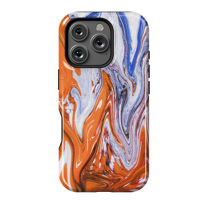 iPhone 16 Pro StrongFit Abstract Marble-III by Creativeaxle