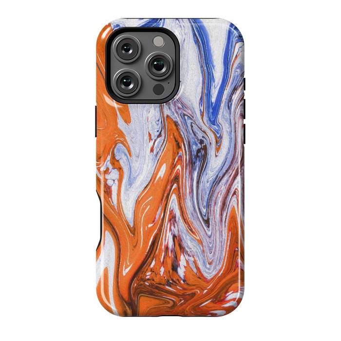 iPhone 16 Pro Max StrongFit Abstract Marble-III by Creativeaxle