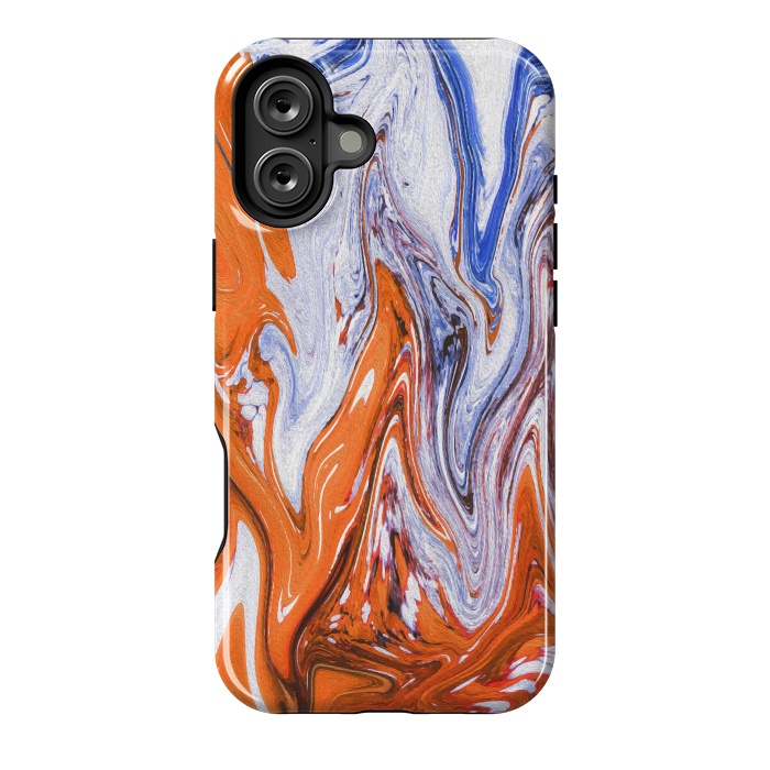 iPhone 16 Plus StrongFit Abstract Marble-III by Creativeaxle