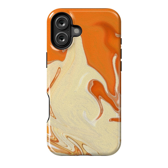 iPhone 16 Plus StrongFit Abstract Marble-IV by Creativeaxle