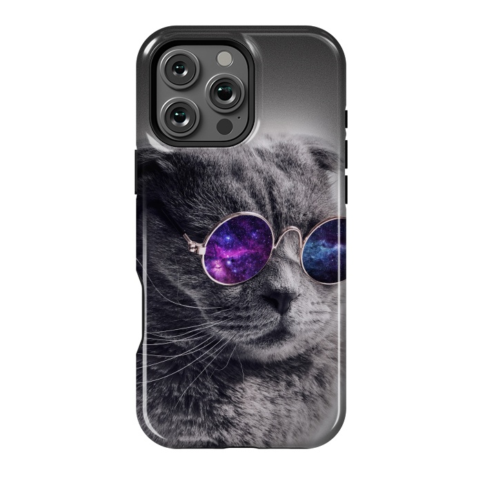 iPhone 16 Pro Max StrongFit Cat wearing sunglasses  by Winston