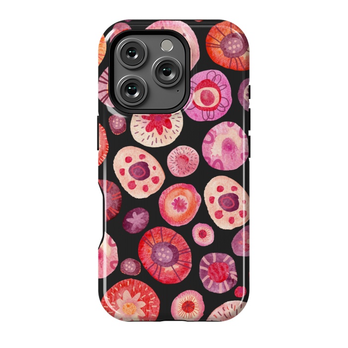 iPhone 16 Pro StrongFit All the Flowers Dark by Nic Squirrell