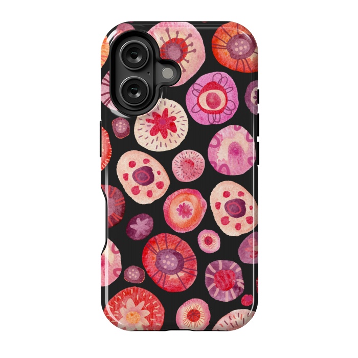 iPhone 16 StrongFit All the Flowers Dark by Nic Squirrell