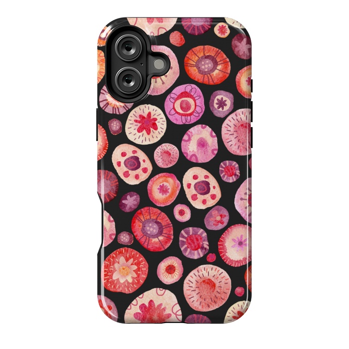 iPhone 16 Plus StrongFit All the Flowers Dark by Nic Squirrell