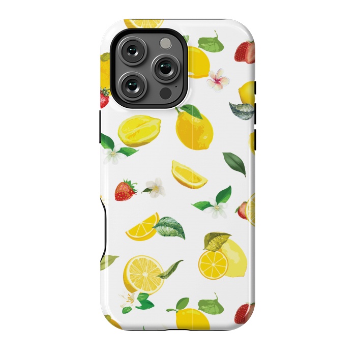 iPhone 16 Pro Max StrongFit Lemon & Strawberry by Bledi