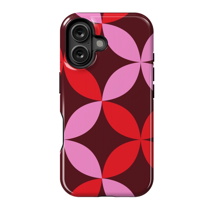 iPhone 16 StrongFit red pink floral  by Winston