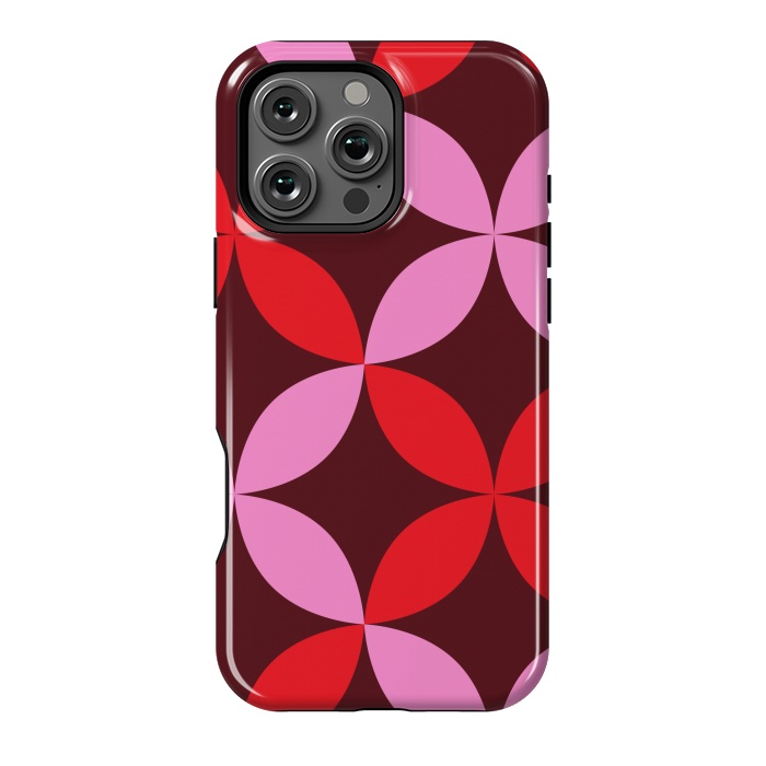 iPhone 16 Pro Max StrongFit red pink floral  by Winston