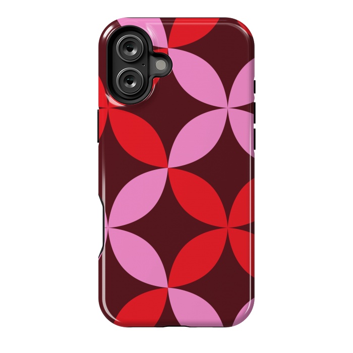 iPhone 16 Plus StrongFit red pink floral  by Winston