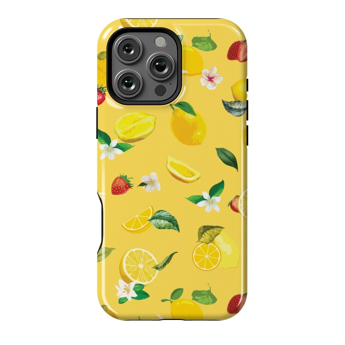 iPhone 16 Pro Max StrongFit Lemon & Strawberry 2 by Bledi