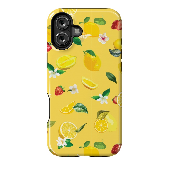 iPhone 16 Plus StrongFit Lemon & Strawberry 2 by Bledi