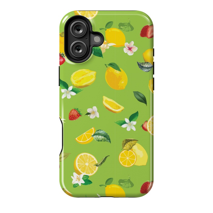 iPhone 16 Plus StrongFit Lemon & Strawberry 3 by Bledi