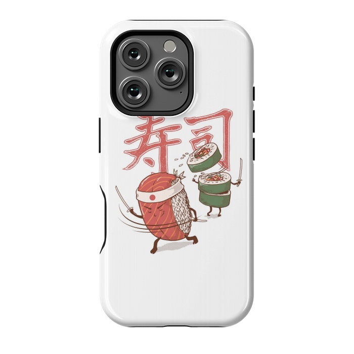 iPhone 16 Pro StrongFit Sushi Warrior by Afif Quilimo