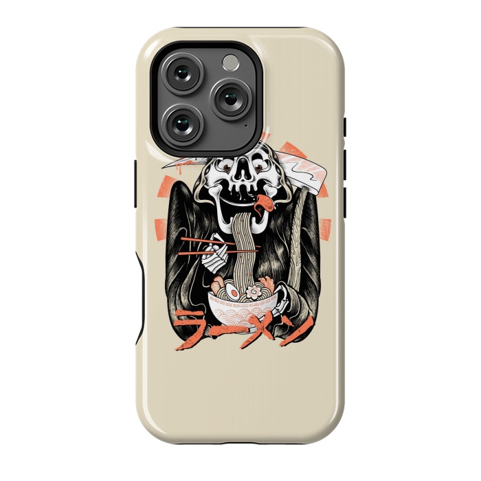 iPhone 16 Pro StrongFit Grim Reaper Love Ramen by Afif Quilimo