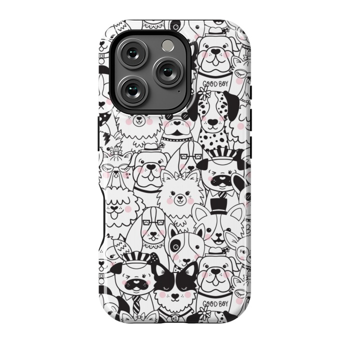 iPhone 16 Pro StrongFit Puppy Party by Noonday Design