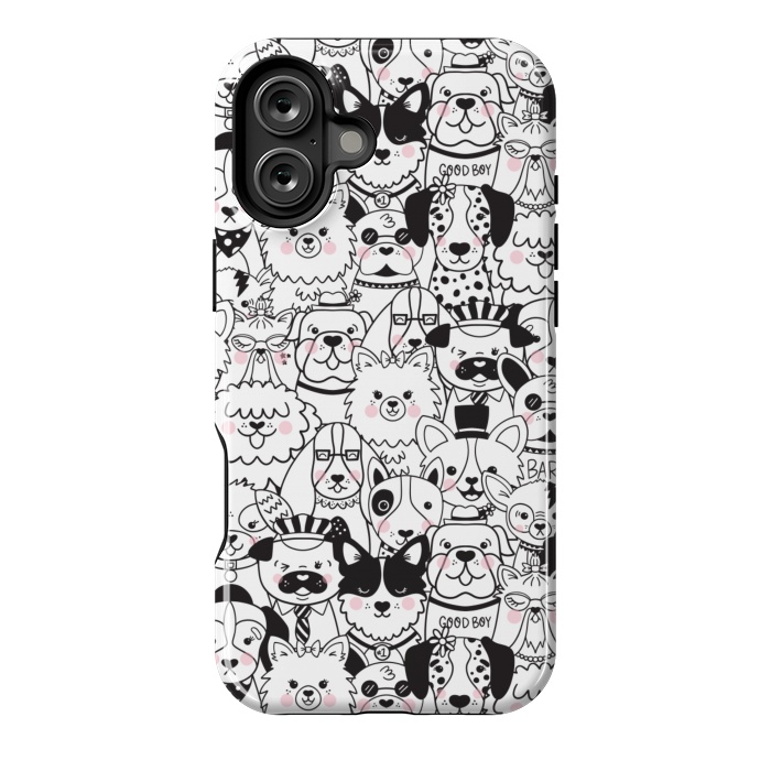 iPhone 16 Plus StrongFit Puppy Party by Noonday Design