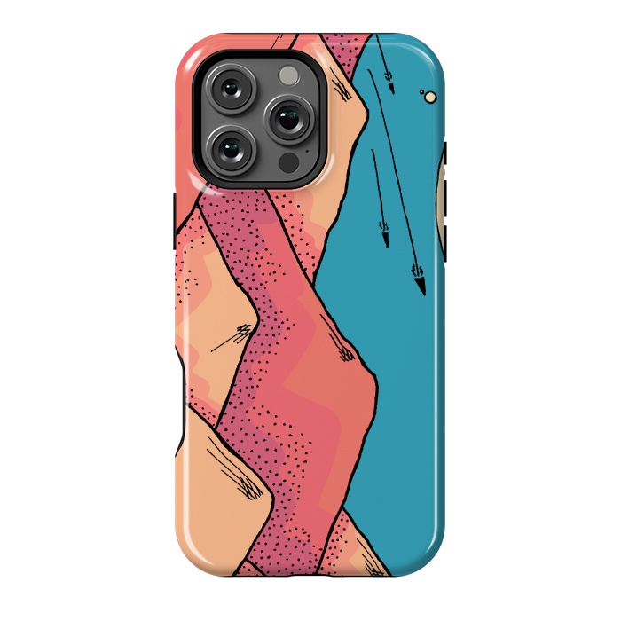 iPhone 16 Pro Max StrongFit The pink and orange hills of Mars by Steve Wade (Swade)