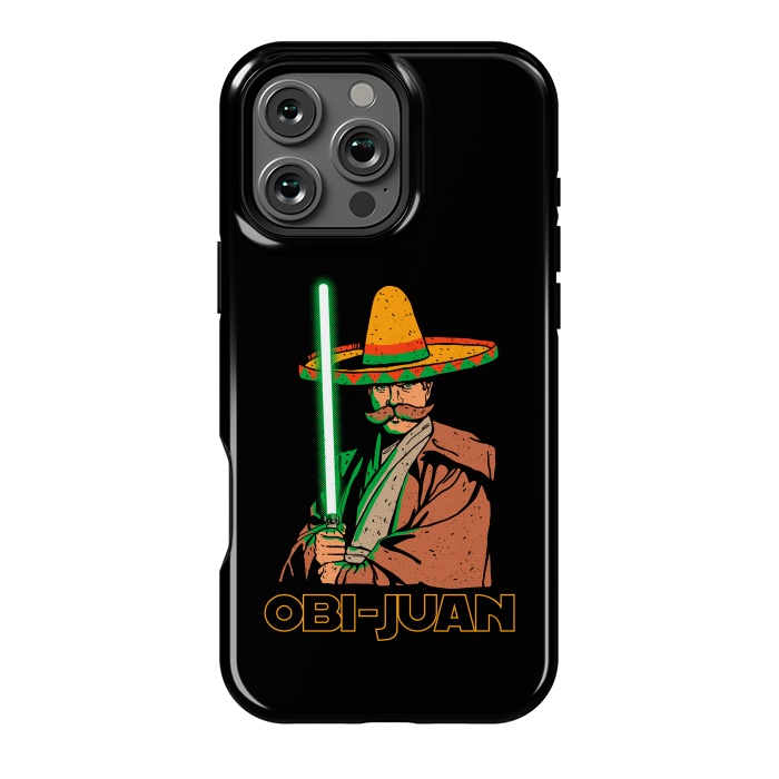 iPhone 16 Pro Max StrongFit Obi Juan Funny Mexican Sombrero Cinco de Mayo by Vó Maria