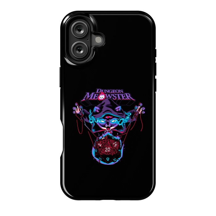 iPhone 16 Plus StrongFit Dungeon Meowster - Funny RPG Cat Lover by Vó Maria