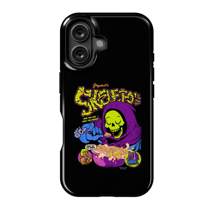 iPhone 16 StrongFit Skelet-O's - Grayskull Cereal by Vó Maria