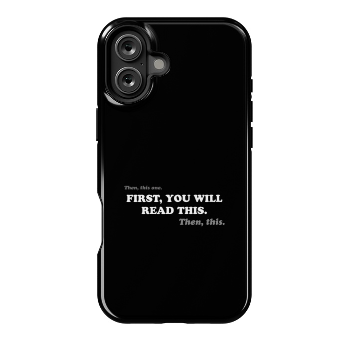 iPhone 16 Plus StrongFit Don't Read - Funny Book Lover by Vó Maria