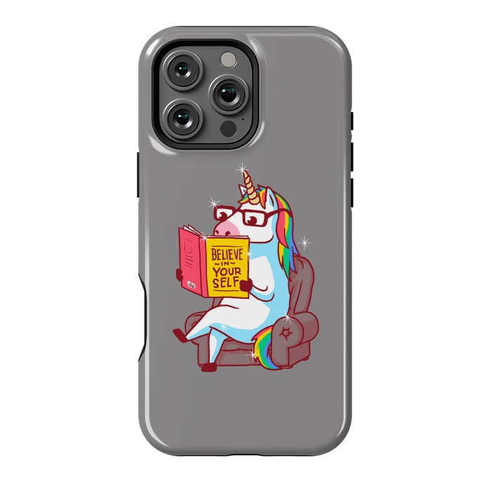 iPhone 16 Pro Max StrongFit Unicorn Believe Yourself Self Affirmation Book by Vó Maria