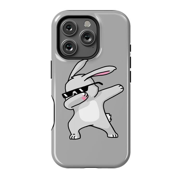 iPhone 16 Pro StrongFit Dabbing Easter Bunny by Vó Maria