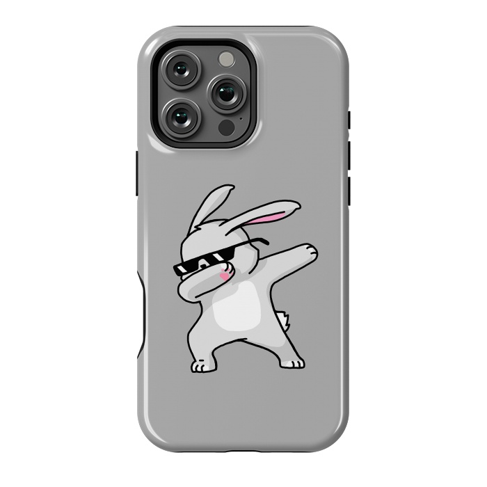 iPhone 16 Pro Max StrongFit Dabbing Easter Bunny by Vó Maria