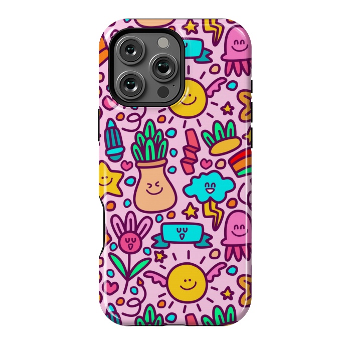 iPhone 16 Pro Max StrongFit CASRTOON PATTERN by MALLIKA