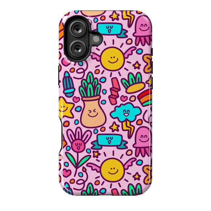 iPhone 16 Plus StrongFit CASRTOON PATTERN by MALLIKA